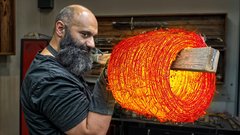 Cách tôi rèn một con dao rựa từ dây thép gai bằng tay