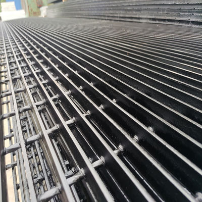 Industrial Walkway Heavy Duty Steel Grating Press Locked Untreated Galvanized Bar