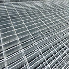 Galvanized steel grating for non-slip industrial walkway platform