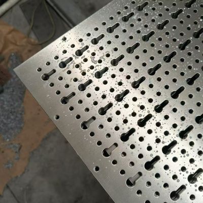 Stainless Steel Perforated Metal Plate with Hexagonal Hole Pattern