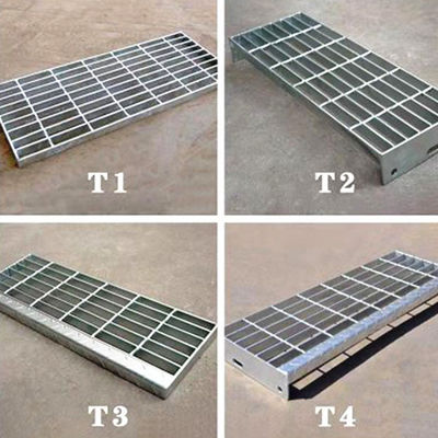 Serrated Anti Slip Welding Bar Grating Stair Treads