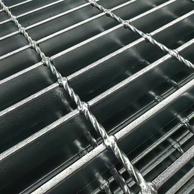 3mm Cross Bar Anti Rust Steel Grating Gạch thép phẳng