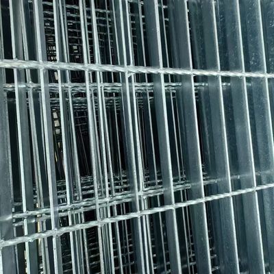 Hot Galvanized Smooth Silver bar grating mesh với 30mm Flat Bearing Bar