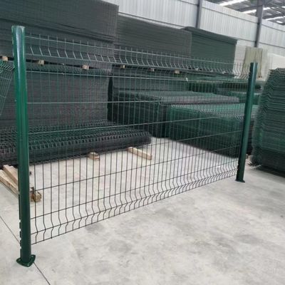 60x60mm Post kích thước PVC phủ hàn lưới sợi hàng rào cho an ninh lâu dài