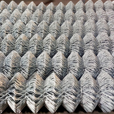 Chain Link Fence Featuring Durable Metal Mesh with Evenly Distributed Holes Ensuring Excellent Compression and Tensile Performance