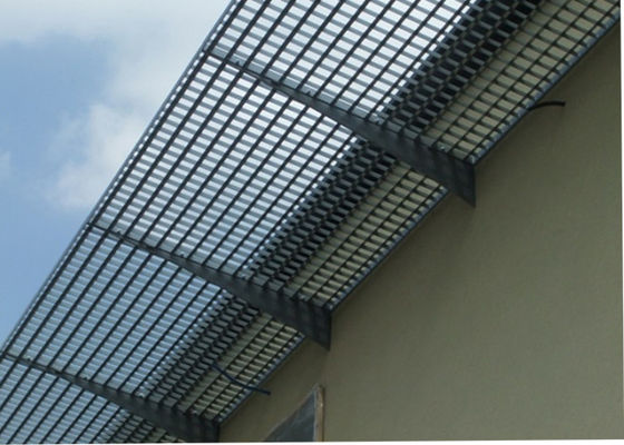 Nắp mặt tiền Canopies Tấm lưới thép mạ kẽm nhúng nóng 3mm Q235